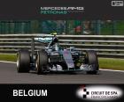 Nico Rosberg, Mercedes, Grand Prix Belgii 2015, drugie miejsce