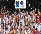 Mistrzostwa Hiszpanii koszykówki pokonując Litwę w finale EuroBasket 2015