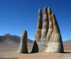 Ręka z pustynny, Chile