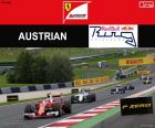 Kimi Räikkönen, trzeci w Grand Prix Austrii 2016 z jego Ferrari, czwarte podium w tym sezonie