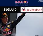 Max Verstappen, trzeci w British Grand Prix 2016 z jego Red Bull, trzecie podium kariery w F1. Ze względu na karę do Nico Rosberg Max Verstappen przeszedł do drugiej pozycji