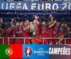 Portugalii mistrzem UEFA Euro 2016 po pokonaniu Francji w dogrywce 1-0