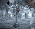 Groby na cmentarzu, Halloween