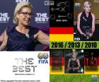 Silvia Neide trener piłki nożnej FIFA 2016 roku kobiet, jego trzecia nagroda (2016, 2013, 2010)