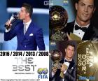 Cristiano Ronaldo, Najlepsza FIFA mężczyzn gracz, jego czwarta Nagroda (2016, 2014, 2013, 2008)