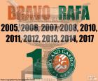 Rafa Nadal, 10 Roland Garros