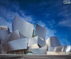 Walt Disney Concert Hall jest czwartym hall z Los Angeles Music Center, Stany Zjednoczone