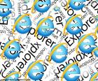 Logo programu Internet Explorer, przeglądarka internetowa, stworzona przez firmę Microsoft