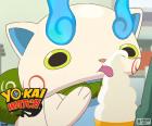 Komasan jest opiekun pies lew w Yo-Kai Watch, uwielbia lody