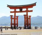 Torii Itsukushima Jinja, Japonia