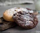 Pliki cookie typowy amerykański herbatniki czekoladowe