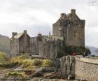 Eilean Donan Castle jest twierdza znajduje się na małej wyspie Loch Duich, Szkocja