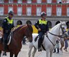 Straż miejska na koniu, Madryt