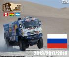 Eduard Nikołajew, Evgeny Jakowlew i Vladimir Rybakov Mistrzów w ciężarówka Dakar 2018, jego trzeci Dakar (2013, 2017 i 2018)