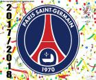 Paris Saint-Germain FC mistrz Ligue 1 2017-2018, francuski Professional Football League