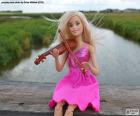 Barbie gry na skrzypcach