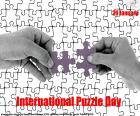 Puzzle Międzynarodowy Dzień, 29 stycznia. Istnieje wiele zagadek, kształty i rozmiary. Dziś możemy świętować to, rozwiązując niektóre z nich