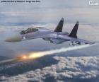Suchoj Su-35 to jednomiejscowy, dwusilnikowy myśliwiec wielozadaniowy opracowany przez rosyjską firmę Suchoj
