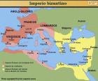 Mapa bizantyjskiego imperium w średniowieczu