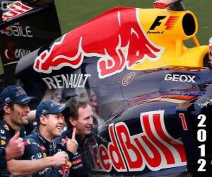 Układanka Red Bull Racing 2012 Champion konstruktorów FIA Świata