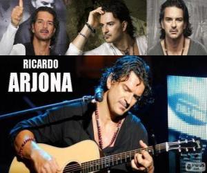 Układanka Ricardo Arjona,-piosenkarka Gwatemali