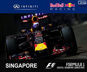 Układanka Ricciardo G.P Singapur 2015