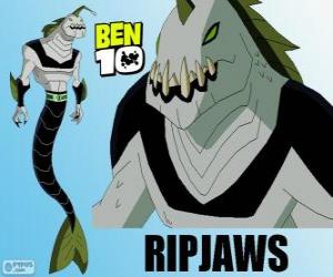 Układanka Ripjaws czy Zębal, Ben 10