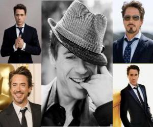 Układanka Robert Downey Jr, amerykański aktor dwukrotnie nominowany do Oscara i zdobywca dwóch Złotych Globów, a także jako piosenkarz i kompozytor.