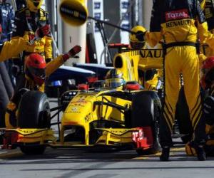 Układanka Robert Kubica - Renault - Bahrajn 2010