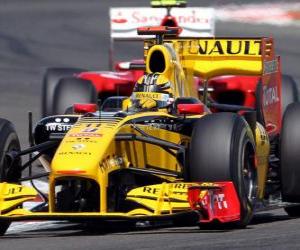 Układanka Robert Kubica - Renault F1 - Silverstone 2010