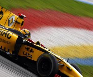 Układanka Robert Kubica - Renault - Sepang 2010