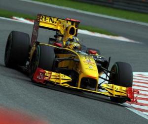 Układanka Robert Kubica - Renault - Spa-Francorchamps 2010