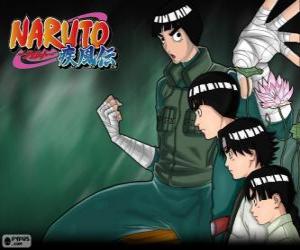 Układanka Rock Lee, młody ninja