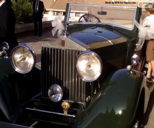 Układanka Rolls-Royce dla nowożeńców