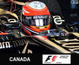 Układanka Romain Grosjean - Lotos - Circuit Gilles Villeneuve, Montreal, 2013