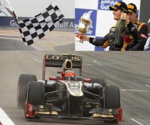 Układanka Romain Grosjean - Lotus - Grand Prix z Bahrajnu (2012) (3 stanowiska)