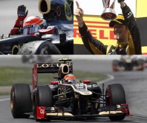 Układanka Romain Grosjean - Lotus - Grand Prize of Canada (2012) (2 stanowiska)
