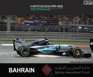 Układanka Rosberg GP Bahrajnu 2015