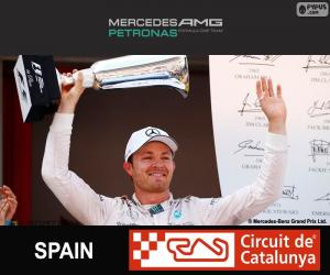 Układanka Rosberg G.P Hiszpania 2015