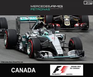Układanka Rosberg G.P. Kanady 2015