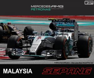 Układanka Rosberg GP Malezji 2015