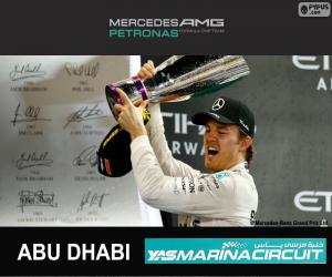 Układanka Rosberg Grand Prix Abu Zabi 2015