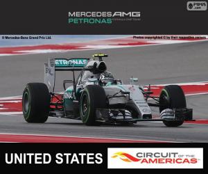 Układanka Rosberg Grand Prix Stanów Zjednoczonych 2015