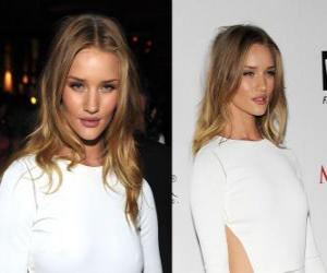 Układanka Rosie Huntington-Whiteley, brytyjska aktorka i modelka