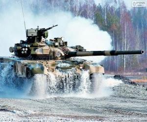 Układanka Rosyjski czołg T-90.
