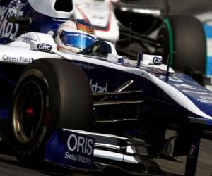 Układanka Rubens Barrichello - Williams - Hockenheim 2010