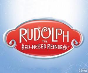Układanka Rudolf czerwononosy Renifer logo