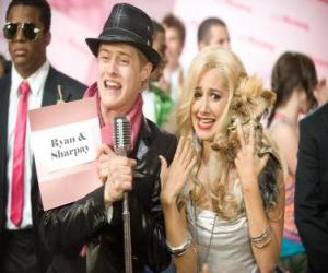 Układanka Ryan Evans (Lucas Grabeel), Sharpay Evans (Ashley Tisdale) podekscytowany