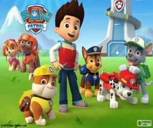 Układanka Ryder i psy Paw Patrol