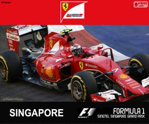 Układanka Räikkönen G.P Singapur 2015